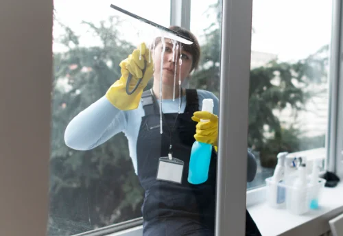Nettoyage de vitres intérieures et extérieures à Riguepeu